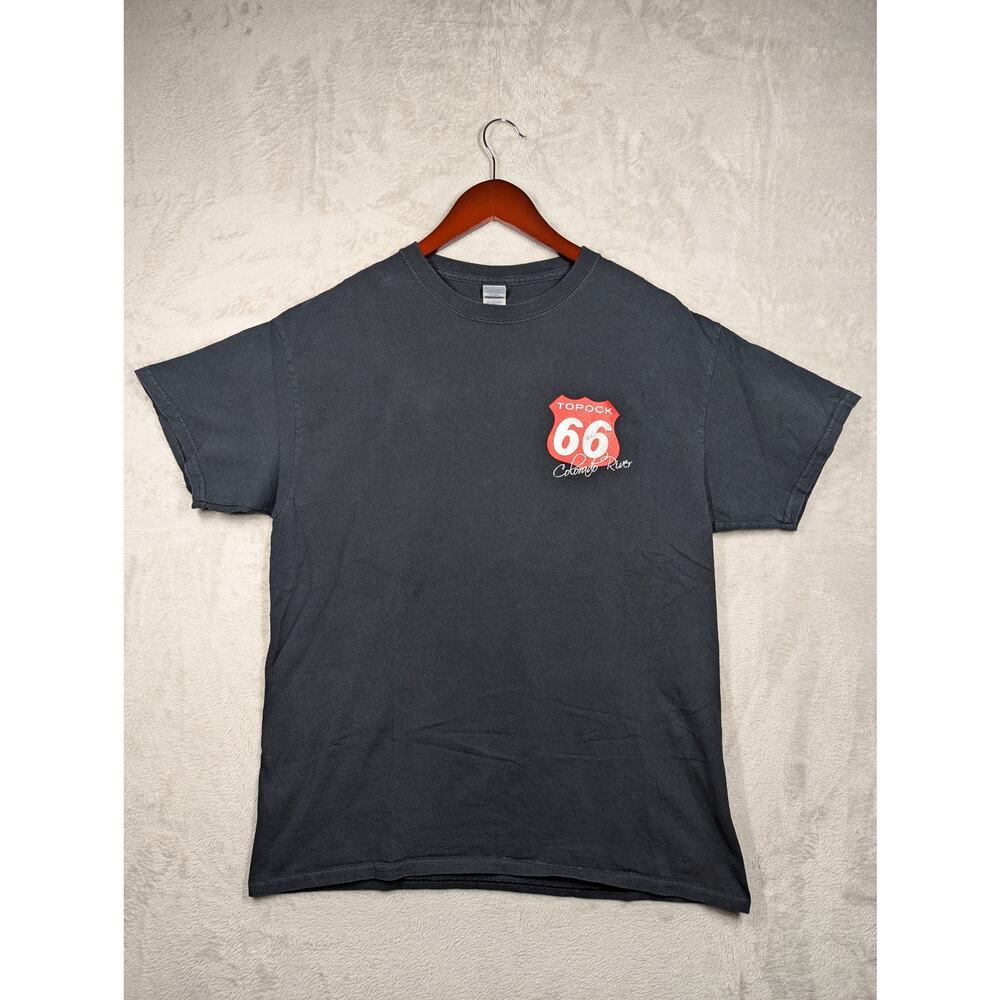 Toprock 66 Colorado River "Route 66" Restaurant Merchandise Sz LARGE Shirt Black